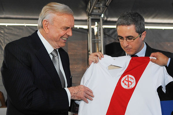 APRESENTAÇÃO DA SAMSUNG COMO NOVO PATROCINADOR DA SELEÇÃO BRASILEIRA DE FUTEBOL - BRASILIA - 02-09-2013