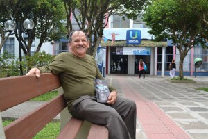 Vicente de Paula, um dos primeiros alunos da Uniplac.