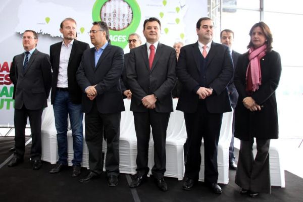 inauguração autoridades