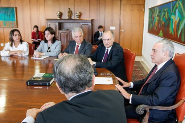 Brasília - DF, 05/07/2016. Presidente em Exercício Michel Temer durante encontro com a Bancada Federal do Partido Popular Socialista – PPS. Foto: Beto Barata/PR